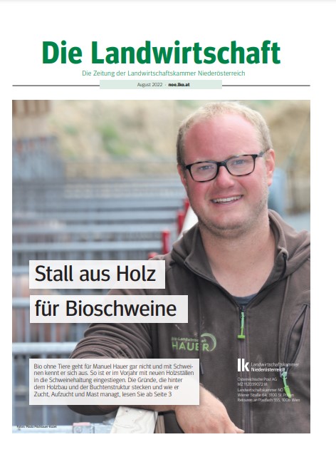 Bericht Die Landwirtschaft Titelbild